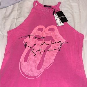 Brand new! Rolling Stones cut away tank
